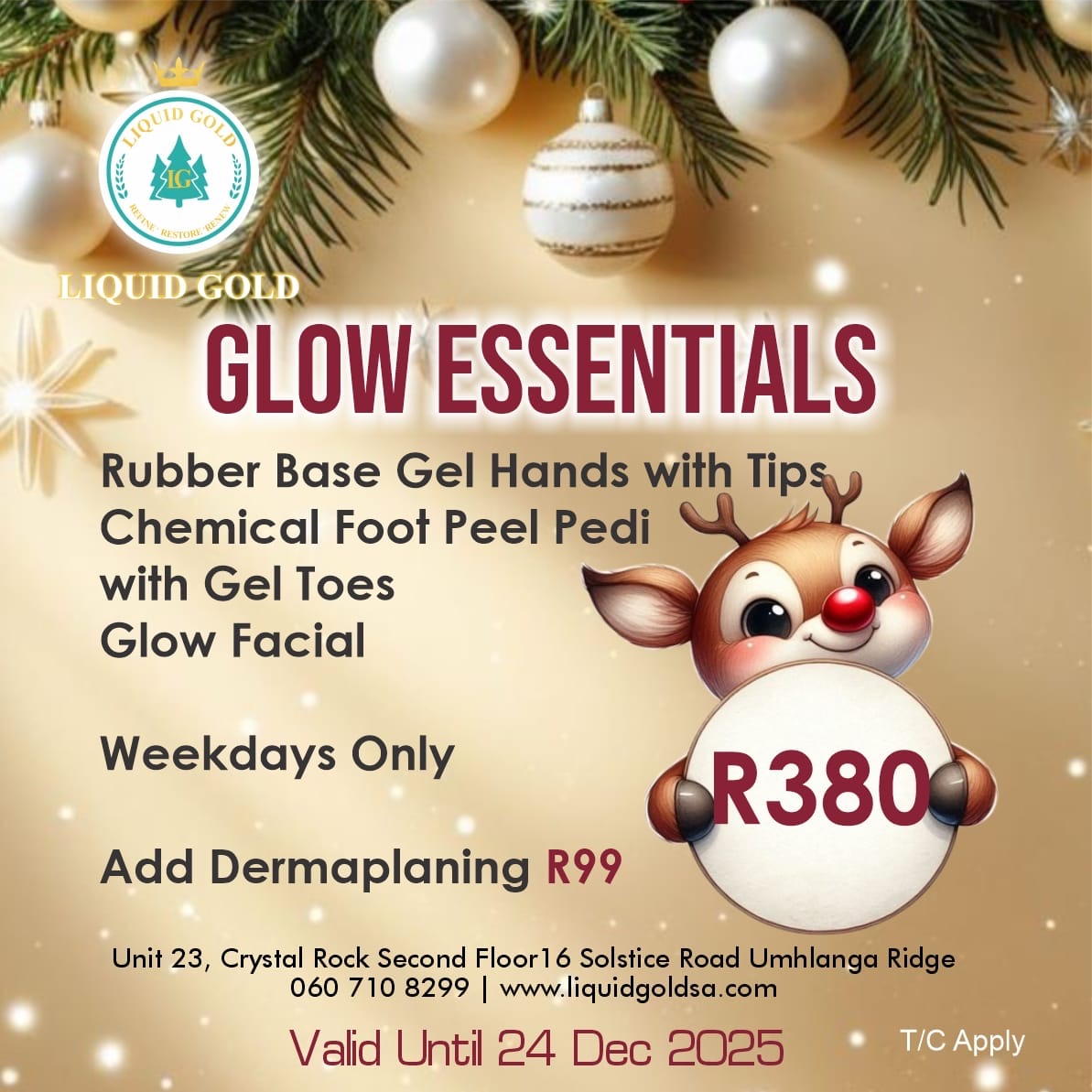 In-Studio Christmas Treatments