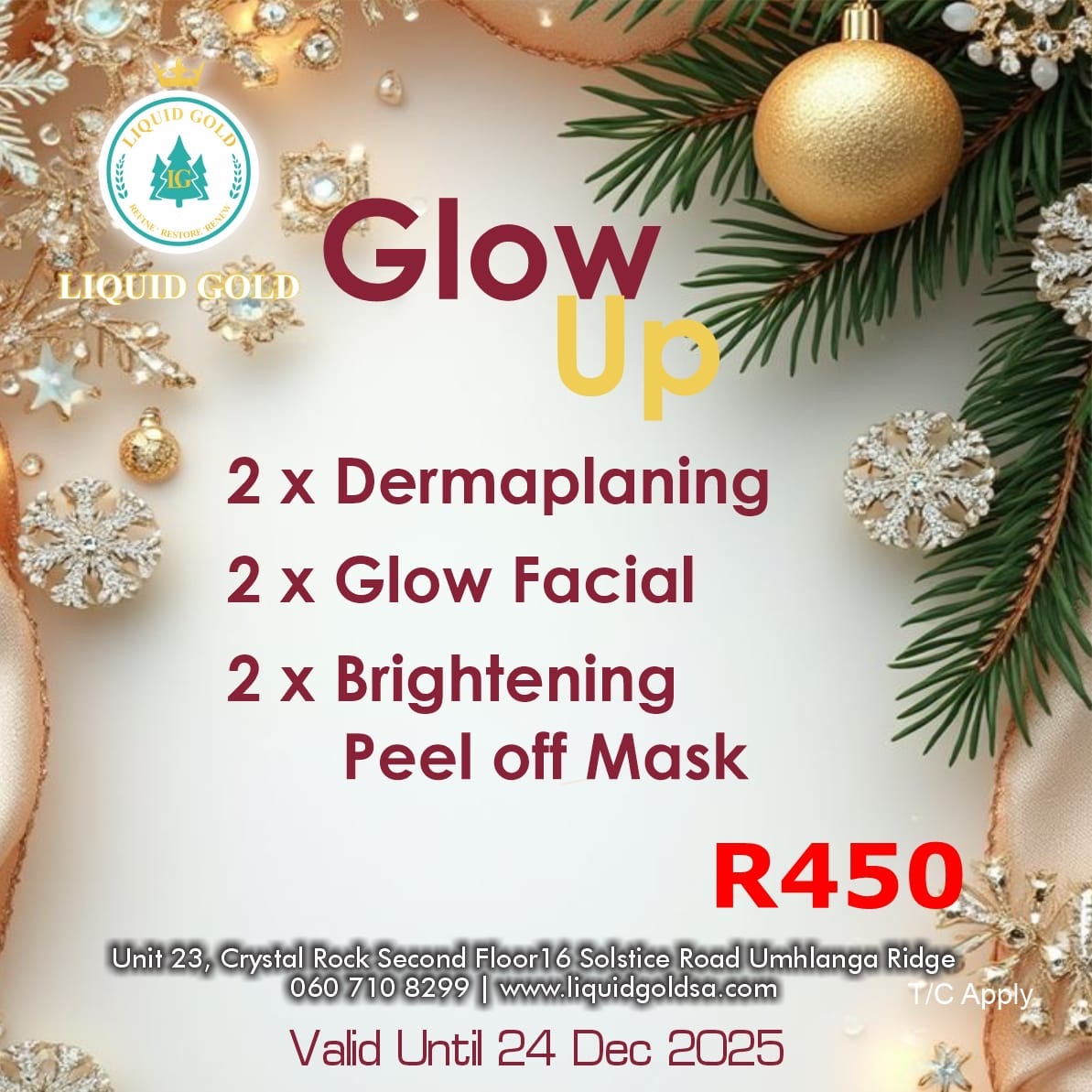 In-Studio Christmas Treatments