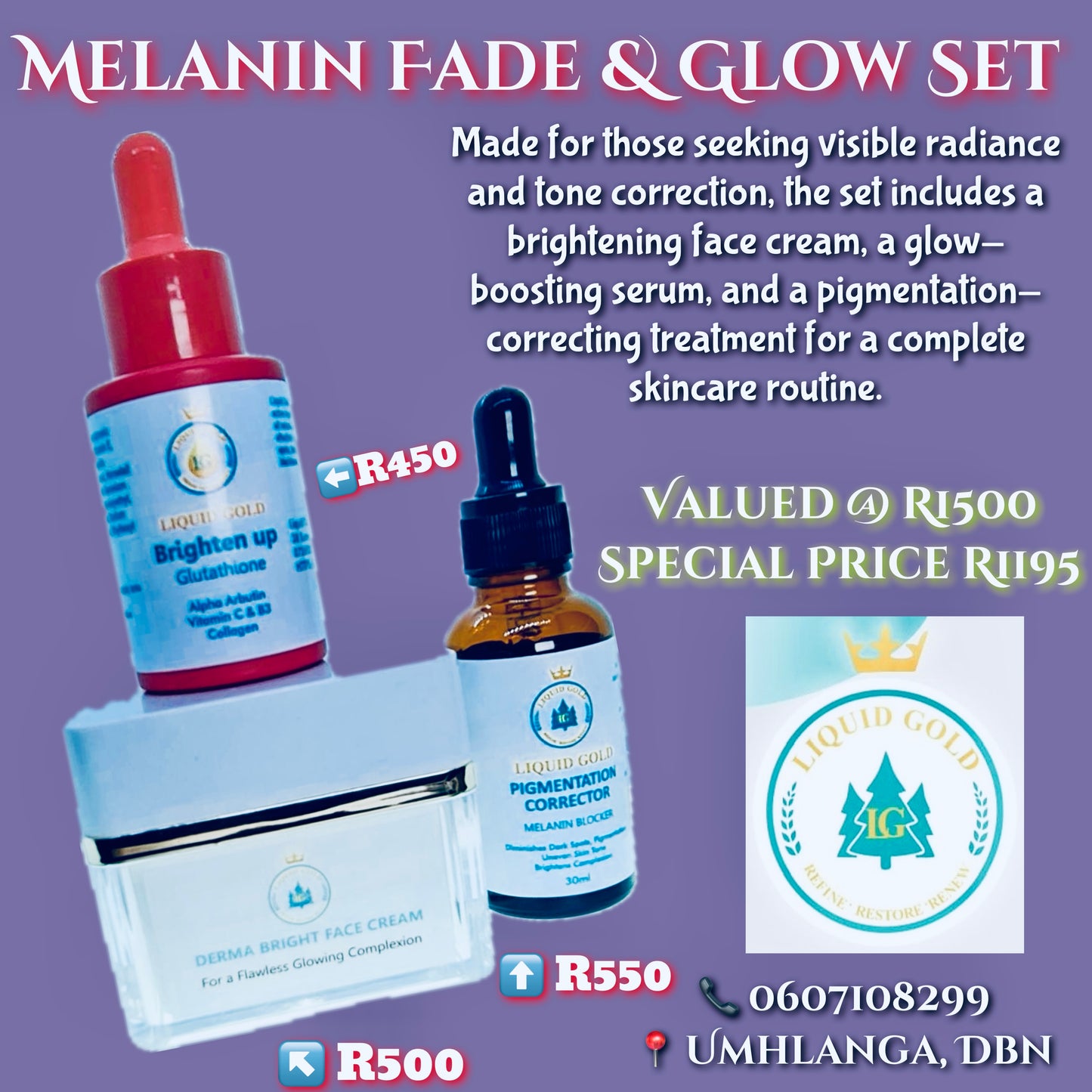Melanin Fade & Glow Set